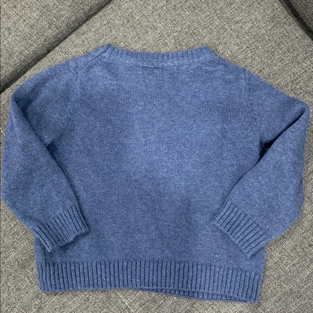 NWT Janie and Jack Polar Boys  bear on Ski crew neck size 12/18 months